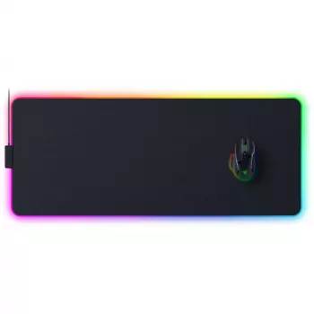 Mousepad Gaming Razer Strider Chroma – επιφάνεια πολυεστέρα, 370×900 mm, μαύρο, πολύχρωμος οπίσθιος φωτισμός