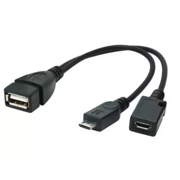 Καλώδιο OTG USB Micro AF- BM+(F) USB 2.0 OTG 15CM
