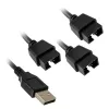 USB Hub Lian Li PW-U2TPAB αρσενικό Type-A 1-σε-3 IDC 9-Pin