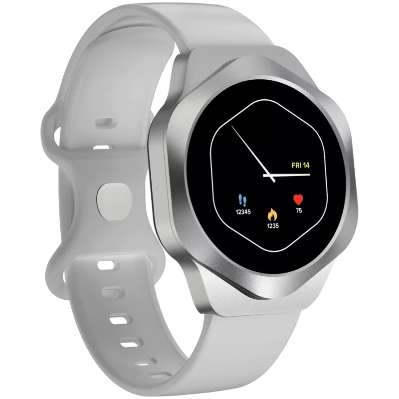 Smart Watch CANYON Hexagon 88 BT-CALL ασημί