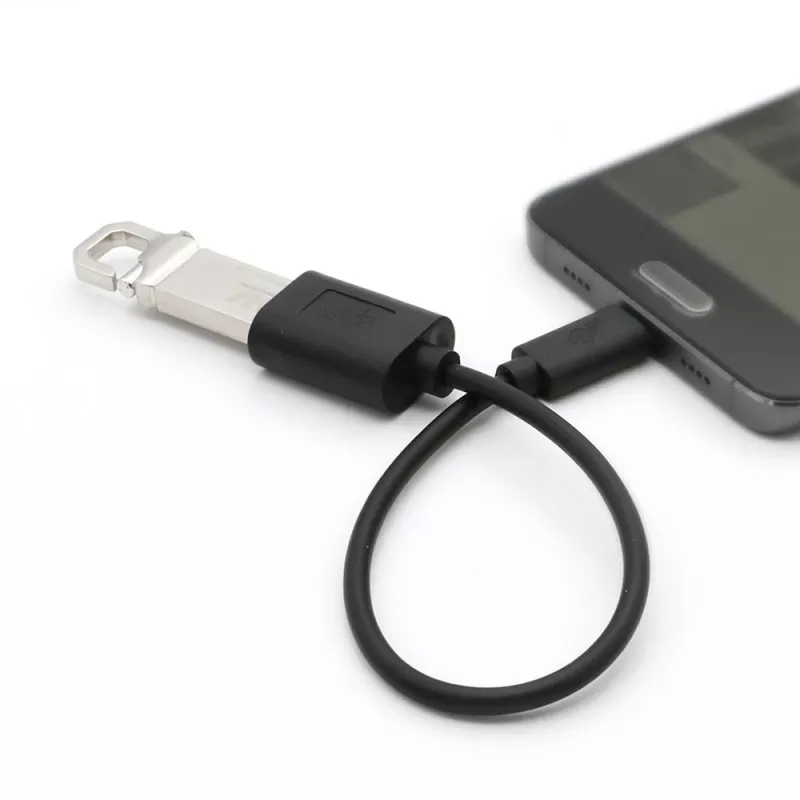 Καλώδιο TB OTG USB AF - USB C 15cm Μαύρο (AKTBXKU4PAC015B)