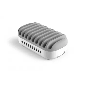 Compulocks Σταθμός φόρτισης USB 10 θυρών με βύσμα UK - Σταθμός φόρτισης - 120 Watt - 2,4 A - 10 θύρες εξόδου (USB) - Ηνωμένο Βασίλειο