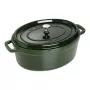 Staub La Cocotte 33 cm Οβάλ Ταψί από Χυτοσίδηρο, Βασιλικός Πράσινο