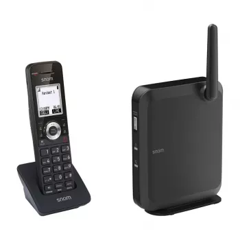 Snom M110 SC DECT Ασύρματο ακουστικό πακέτο, Μαύρο