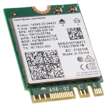 Εσωτερικό Wi-Fi Intel Wi-Fi 6E AX210