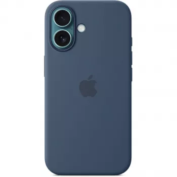 Apple MYY23ZM/A θήκη σιλικόνης με MagSafe για iPhone 16, μπλε denim