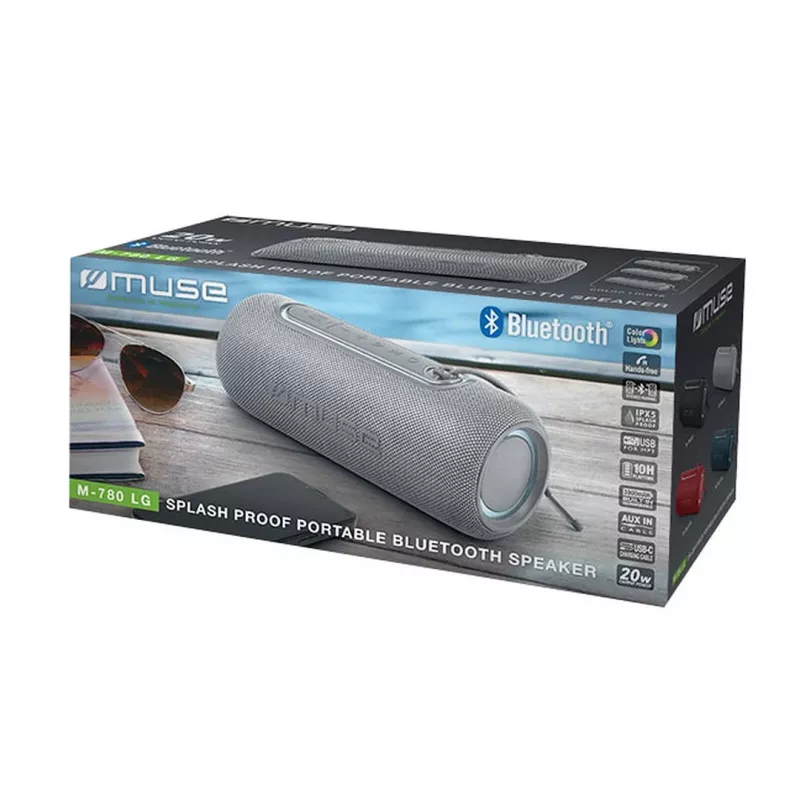 Muse M-780 LG ασύρματο ηχείο, ασημί