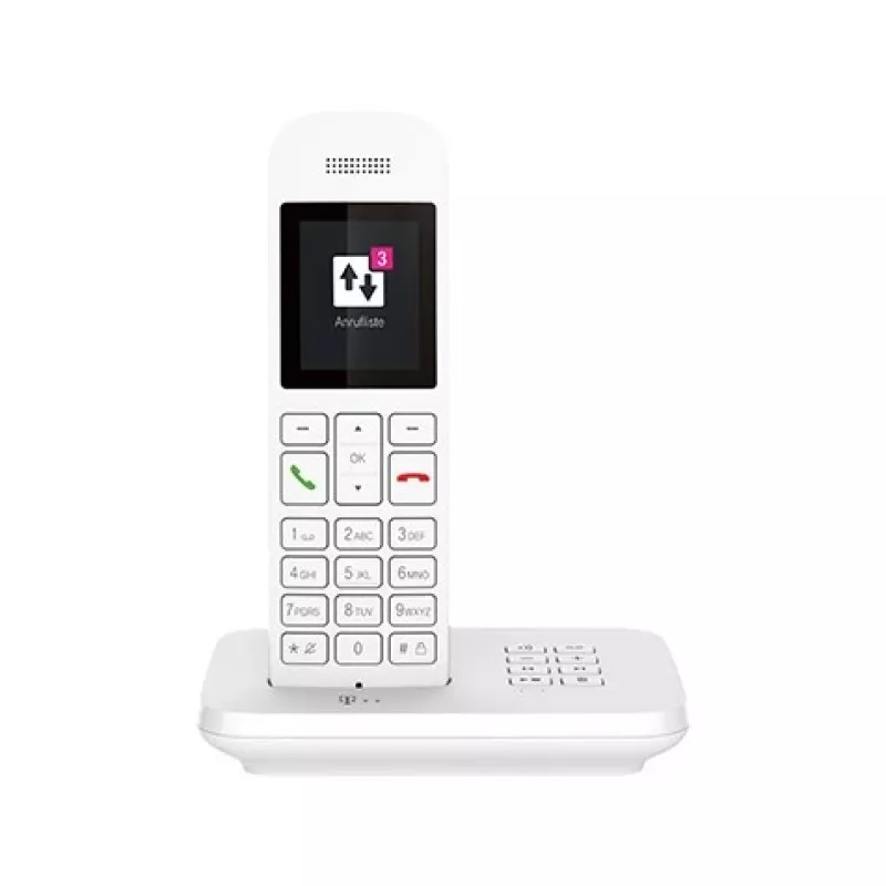 Τηλέφωνο Telekom Sinus A12 αναλογικό/DECT λευκό
