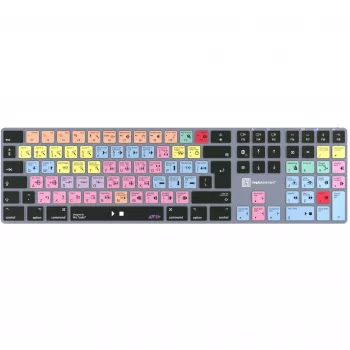 Πληκτρολόγιο LogicKeyboard LKB-PT-TM — Full-Size (100%) Bluetooth QWERTZ γερμανικό, τιτάνιο γκρι