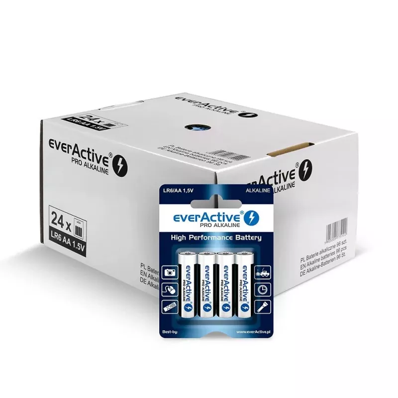 Αλκαλικές μπαταρίες everActive LR64BLPADIS — 96 τεμ., μέγεθος AA