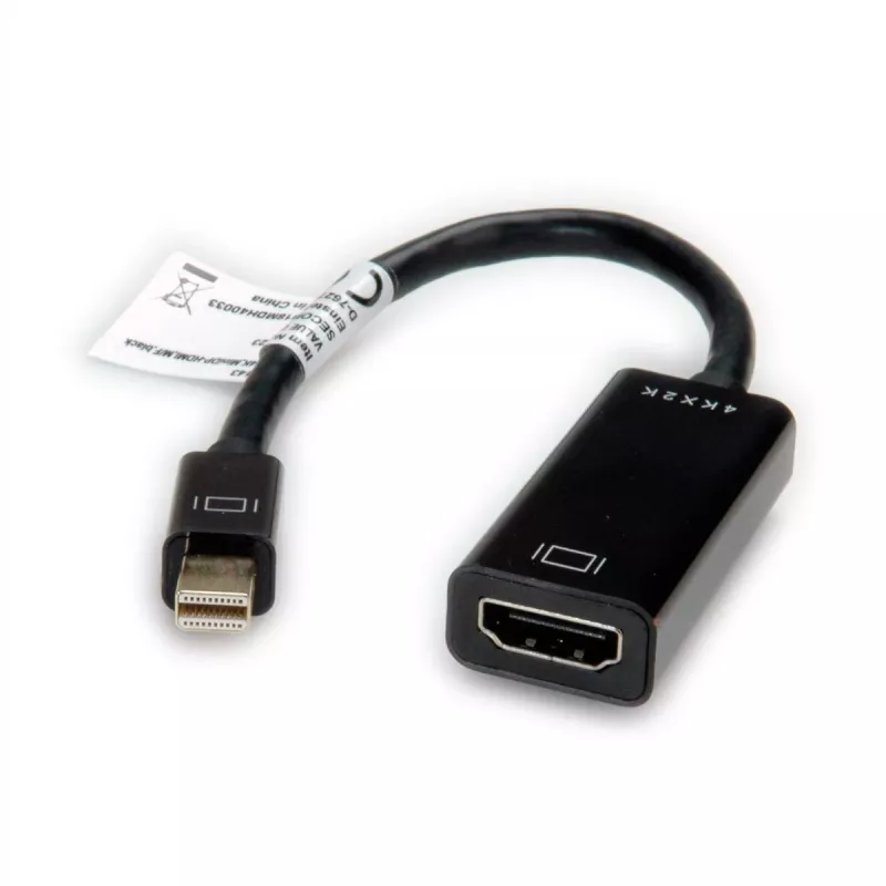 Value 12.99.3143 Προσαρμογέας καλωδίου βίντεο Mini DisplayPort HDMI Type-A (Standard) Μαύρο (12.99.3143)