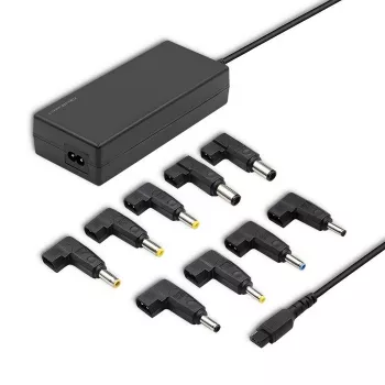 Qoltec 50012 Αυτόματο universal τροφοδοτικό 90W | 9 βύσματα | + καλώδιο τροφοδοσίας