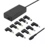 Qoltec 50012 Αυτόματο universal τροφοδοτικό 90W | 9 βύσματα | + καλώδιο τροφοδοσίας