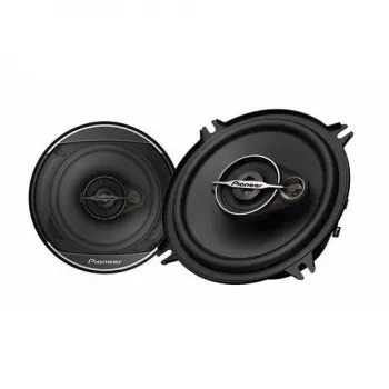 Pioneer TS-A1371F. Τύπος ηχείου: 3 δρόμων, μέγιστη ισχύς: 300 W, ονομαστική ισχύς: 50 W. Βάθος τοποθέτησης: 5,4 cm, διάμετρος γούφερ: 13,3 cm, τουίτερ