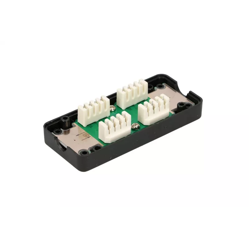 Πρίζα σύνδεσης Extralink CAT6 UTP, Σύνδεσμος διέλευσης, Μαύρο