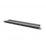 Lanberg PPU5-0024-B - RJ-45 - Cat5, Cat5e - μαύρο - μέταλλο - τοποθέτηση σε rack - 0,5HE (PPU5-0024-B)