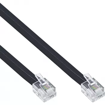 InLine καλώδιο Modular RJ12 βύσμα αρσενικό / βύσμα αρσενικό 6P6C 20m