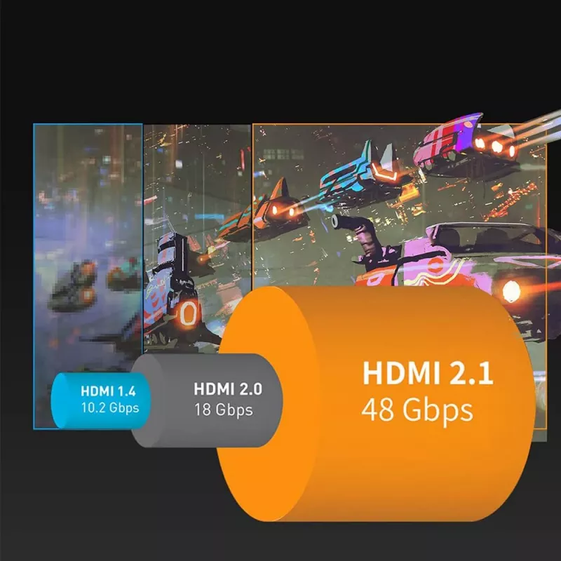 Καλώδιο HDMI MANTA HDMI-2MC 2 m, υποστηρίζει αναλύσεις έως 8K