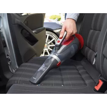 Black & Decker ADV1200 επαναφορτιζόμενη σκούπα χειρός γκρι, κόκκινο χωρίς σακούλα