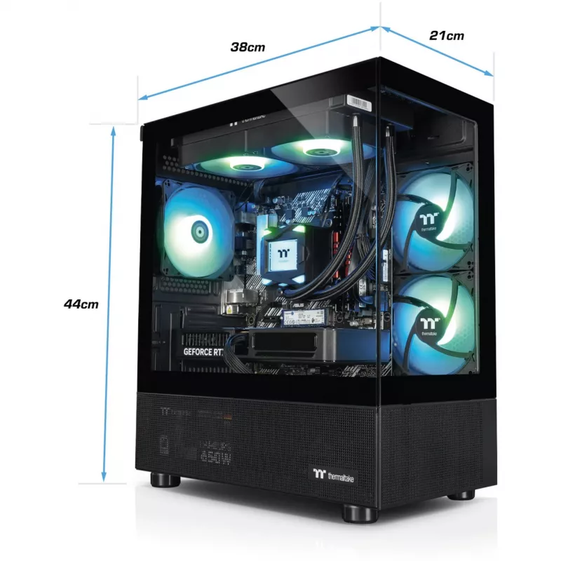 FTW V170A 5070 Elite Μαύρο, Gaming-PC μαύρο/διαφανές, Windows 11 Home