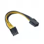 Akasa 6-Pin PCIe σε 8-Pin ATX12V – Καλώδιο αντάπτορα (AK-CB051)