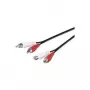 Καλώδιο ήχου Microconnect AUDCH5 5 m 2 x RCA μαύρο