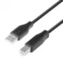TB Καλώδιο USB AM-BM 1.8 μαύρο (AKTBXKU1PABW18B)