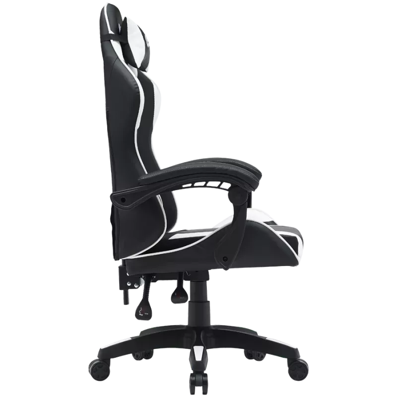 Καρέκλα gaming CANYON Core SGCH2 — μαύρο/λευκό, εργονομικός σχεδιασμός, ρυθμιζόμενου ύψους