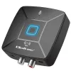 QOLTEC Ασύρματος Πομποδέκτης HiFi Ήχου Μοντέλο 56981 — Γέφυρα Ήχου Bluetooth/Line-In