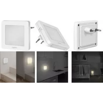 LogiLink Αξεσουάρ LED νυχτερινό φωτάκι πρίζας τετράγωνο (LED013)