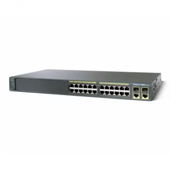 Managed L2 Fast Ethernet PoE Switch Cisco C2960-24LC-S — 24x 10/100 RJ‑45, PoE, 1U, ανακατασκευασμένο