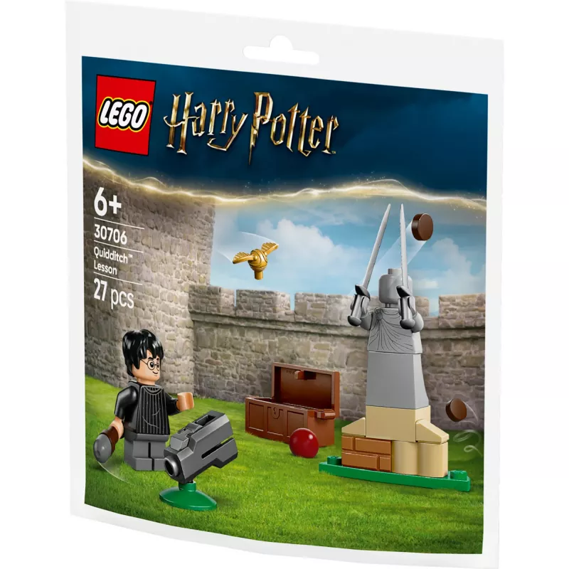 LEGO Harry Potter σετ 30706 Quidditch-Unterricht με μινιατούρες Harry και Draco