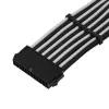 Καλώδιο επέκτασης ATX SILVERSTONE SST-PP07E-MBBW 30 cm μαύρο/λευκό
