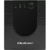 Qoltec Monolith 53775 UPS Line-Interactive, 1200 VA (1,2 kVA) / 720 W, AVR, 4 πρίζες AC, μαύρο