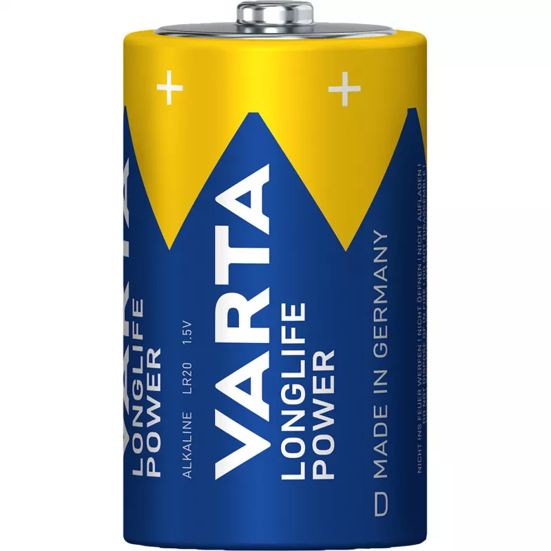 Μπαταρία Varta LONGLIFE Power D — συσκευασία 2 τεμ.