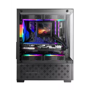 Κουτί Mini-Tower για PC TACENS Mars Gaming MC-SE2 — Mini-ITX / Micro-ATX, μαύρο, πλαϊνό παράθυρο, τροφοδοτικό στο κάτω μέρος, υποστηρίζει 2x2,5 ίντσες + 1x3,5 ίντσες