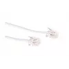 Τηλεφωνικό Καλώδιο Microconnect MPK182W RJ11 RJ11 2 m Λευκό