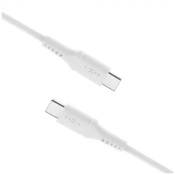 Καλώδιο ρευστής σιλικόνης FIXDLS-CC12-WH 60W λευκό καλώδιο δεδομένων USB