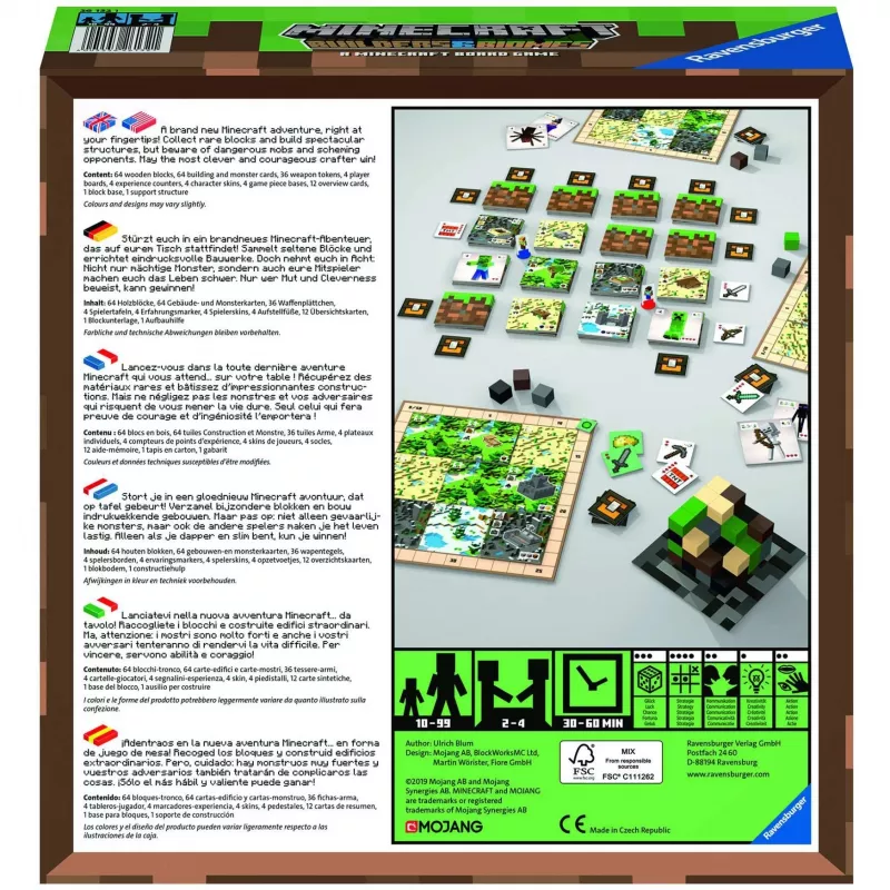 Minecraft Builder & Biomes, επιτραπέζιο παιχνίδι