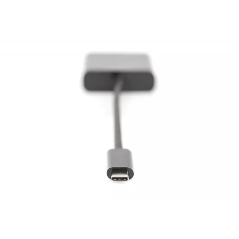 DIGITUS DA-70853 προσαρμογέας USB-C σε VGA, Full HD 1080p, μαύρο