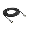 Καλώδιο Akyga AK-HD-100P HDMI-2.0, πλεκτό, σειρά PRO, 10 m, μαύρο