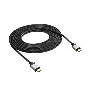 Καλώδιο Akyga AK-HD-100P HDMI-2.0, πλεκτό, σειρά PRO, 10 m, μαύρο