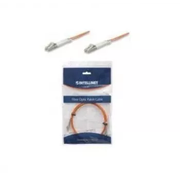 Καλώδιο patch οπτικών ινών Intellinet, OM2, LC/LC, 3 m, πορτοκαλί, duplex, multimode, 50/125 µm, LSZH, ίνα, εφ' όρου ζωής εγγύηση
