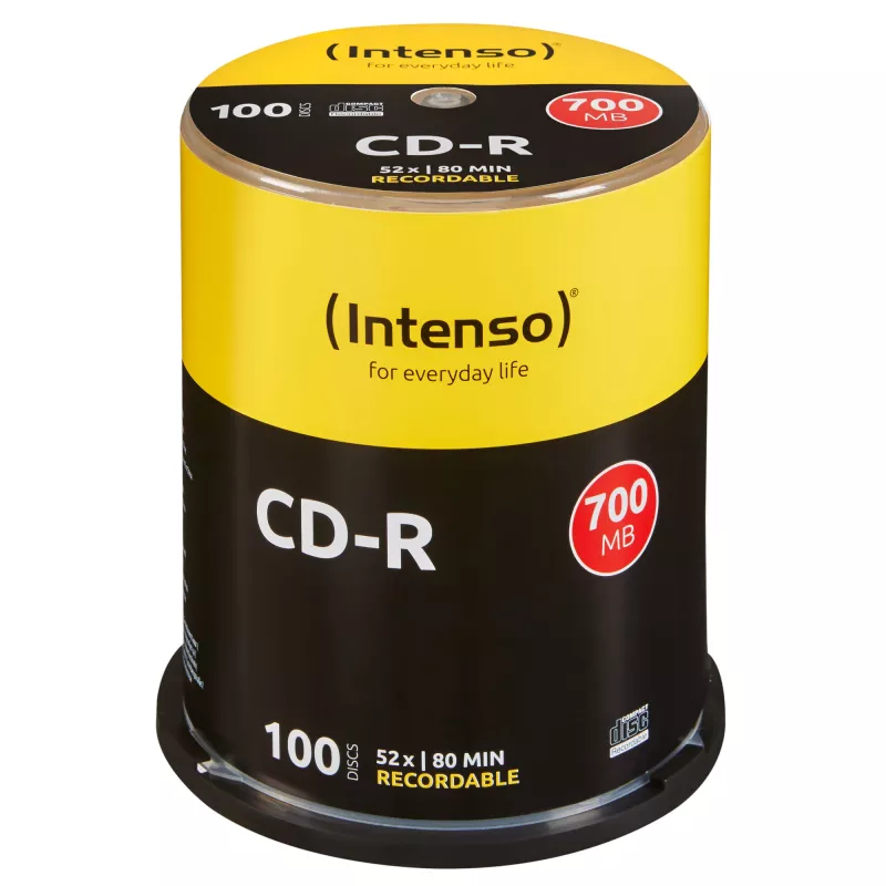 CD-R Intenso 700MB 52x 100 τεμ.
