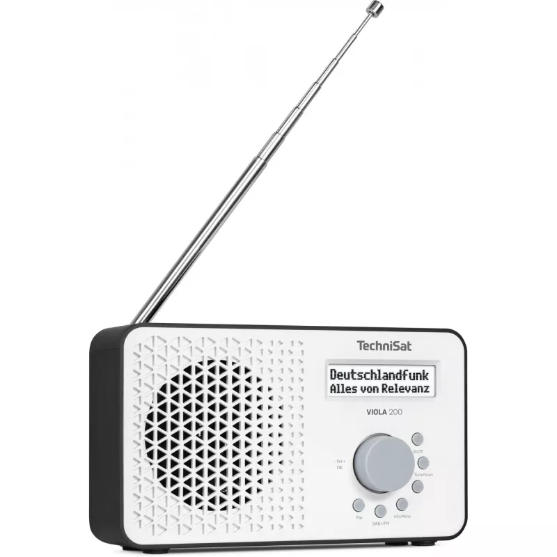 Δέκτης TV TECHNISAT VIOLA 200 λευκό/μαύρο HD DVB‑S2