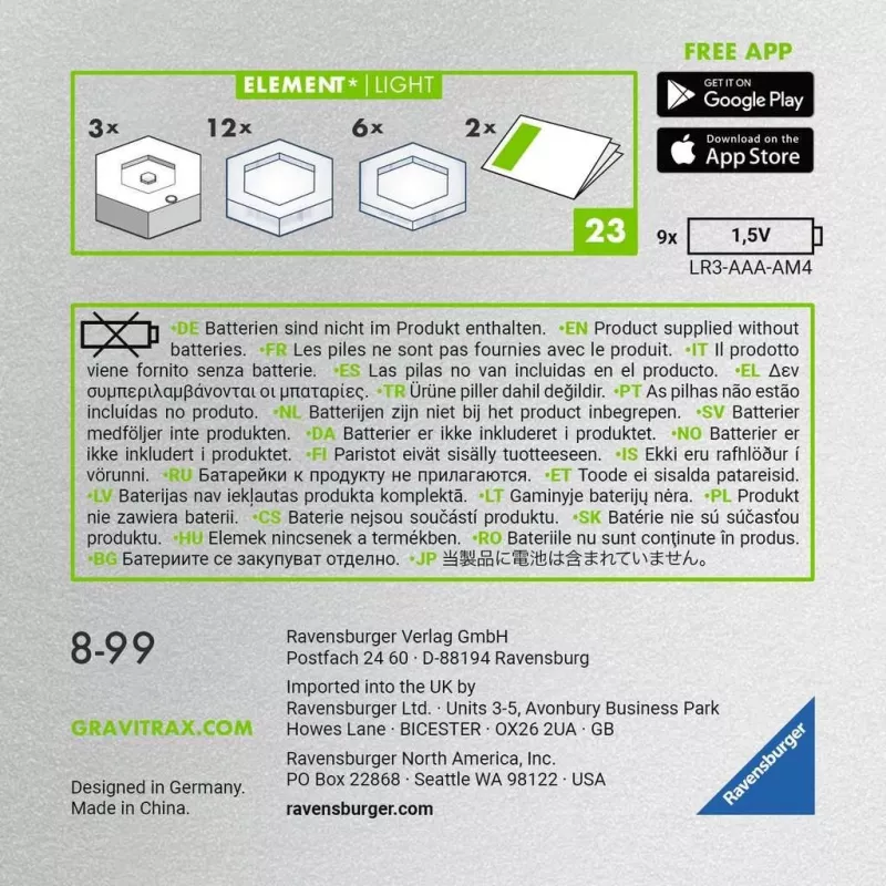 GraviTrax Power Στοιχείο Light Ravensburger 8+
