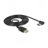 Καλώδιο USB DeLOCK 2m USB 2.0-A σε USB 2.0-A μαύρο