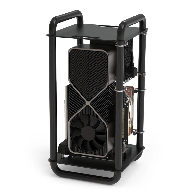 Κουτί Υπολογιστή Streacom DA6 XL Mini-ITX Μαύρο