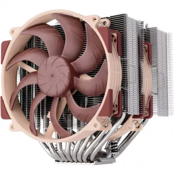 Noctua NH-D15 G2 HBC ψύκτρα αέρα CPU διπλού πύργου, 2× ανεμιστήρες PWM 140 mm, 1250–1500 RPM, χάλκινη βάση και heatpipes με αλουμινένια πτερύγια, AM5/AM4/LGA1851/LGA1700
