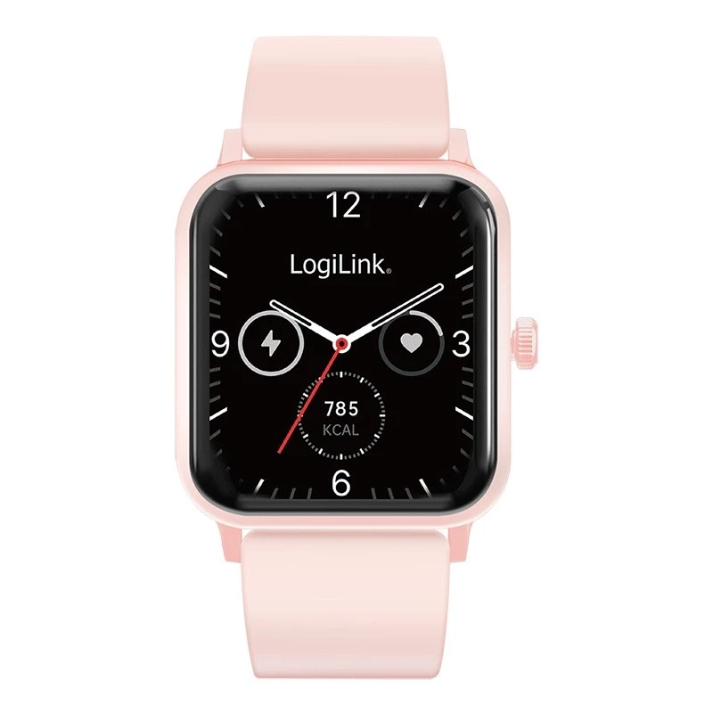Smartwatch LCD, BT5.2 IP68, ροζ